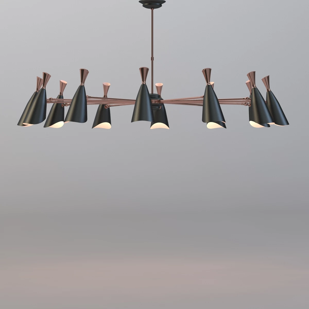 Duke Chandelier v1 by DelightFULL 3D Model_01