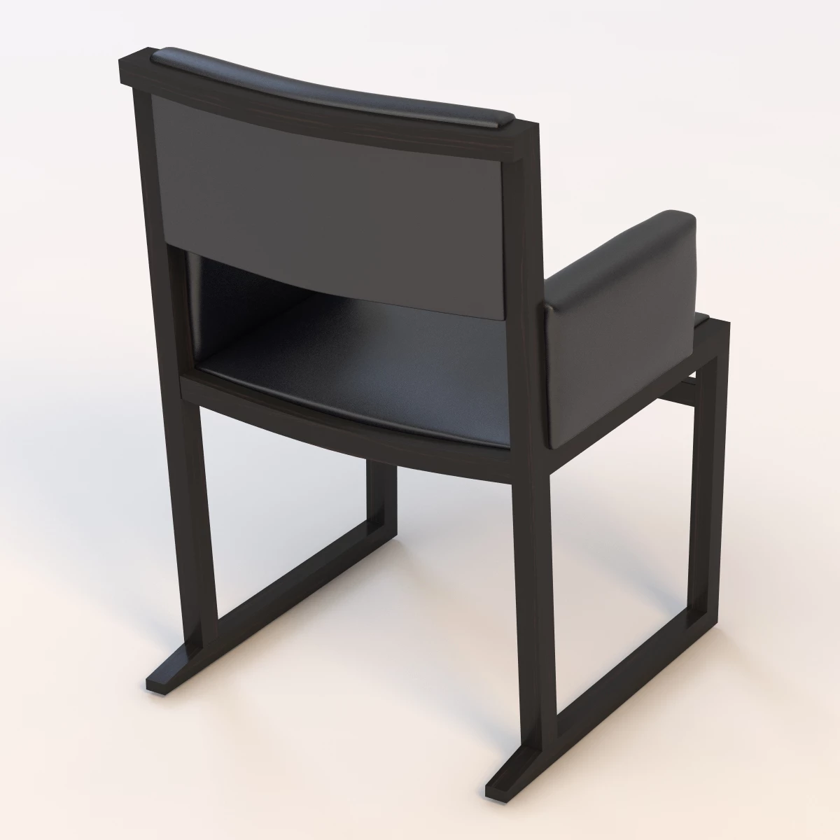 Emily Arm Dining Chair 3D Model_08