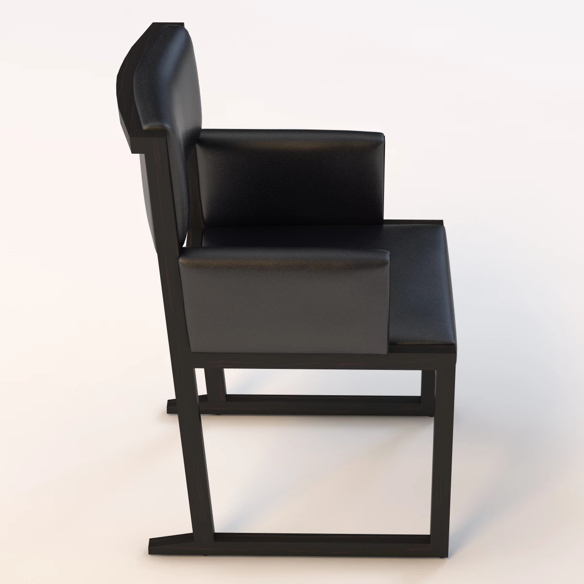 Emily Arm Dining Chair 3D Model_05