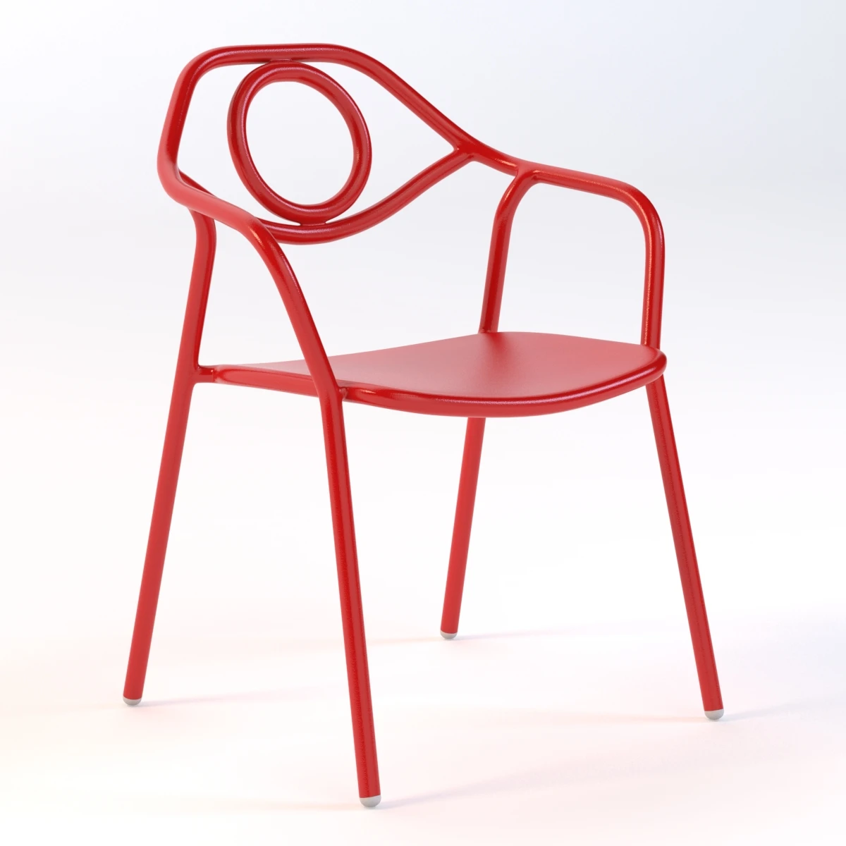 emu ZAHIR Easy Armchair 3D Model_01