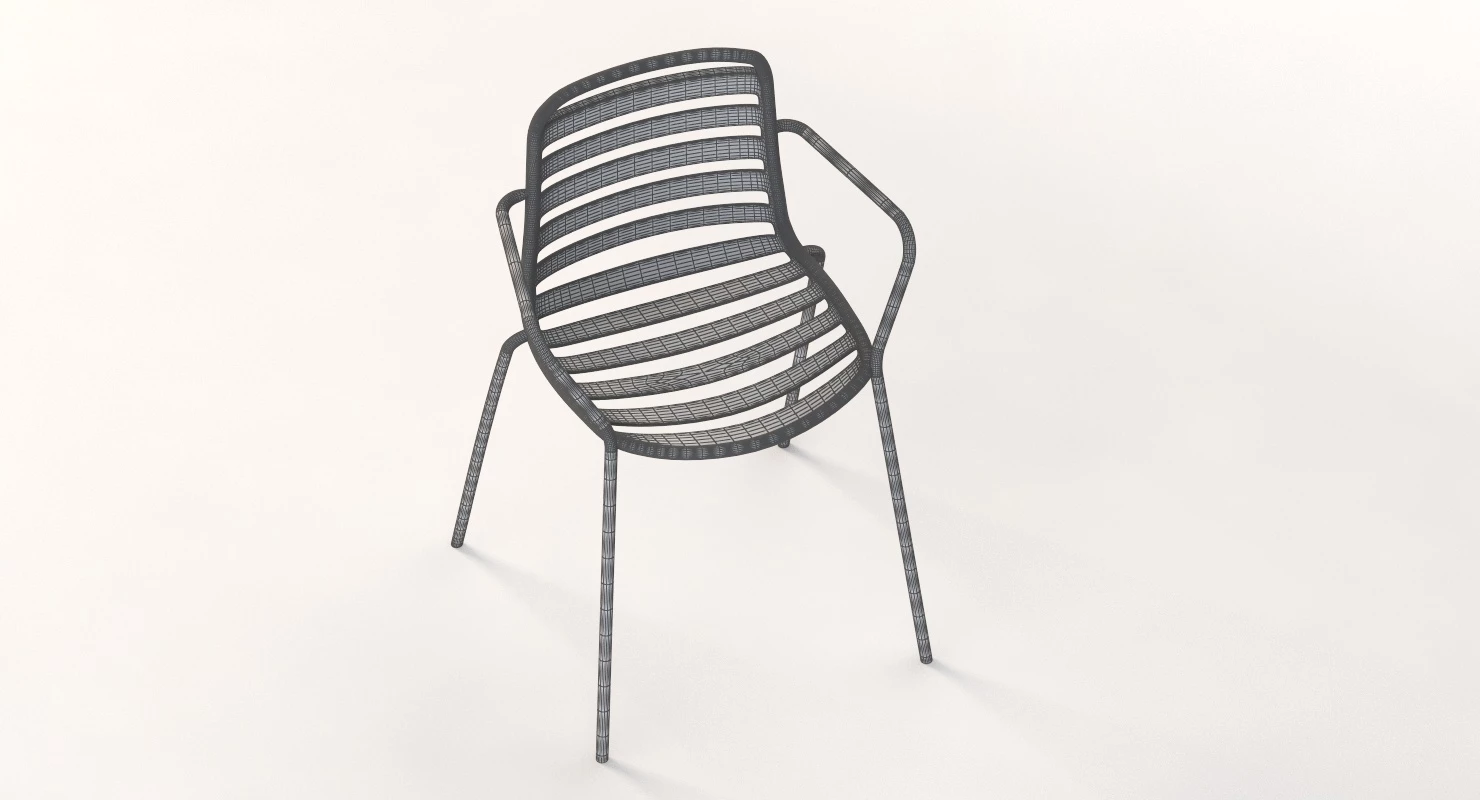 Enea Lts Street Arm Chair By Estudi Manel Molina 3D Model_04