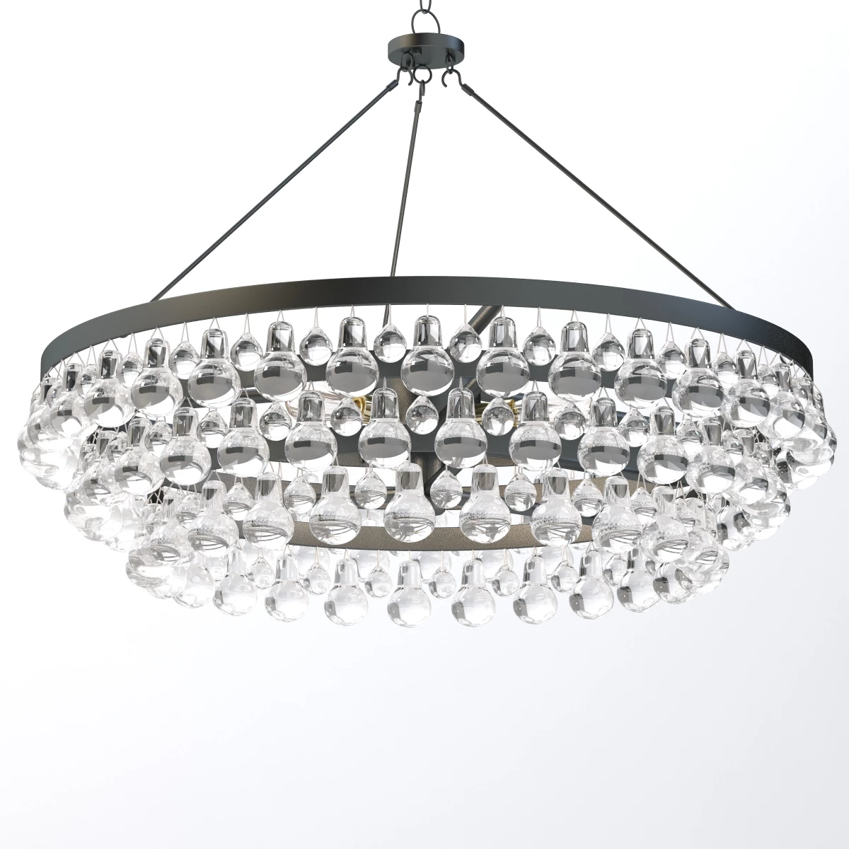 Flair Grand Chandelier 3D Model_01