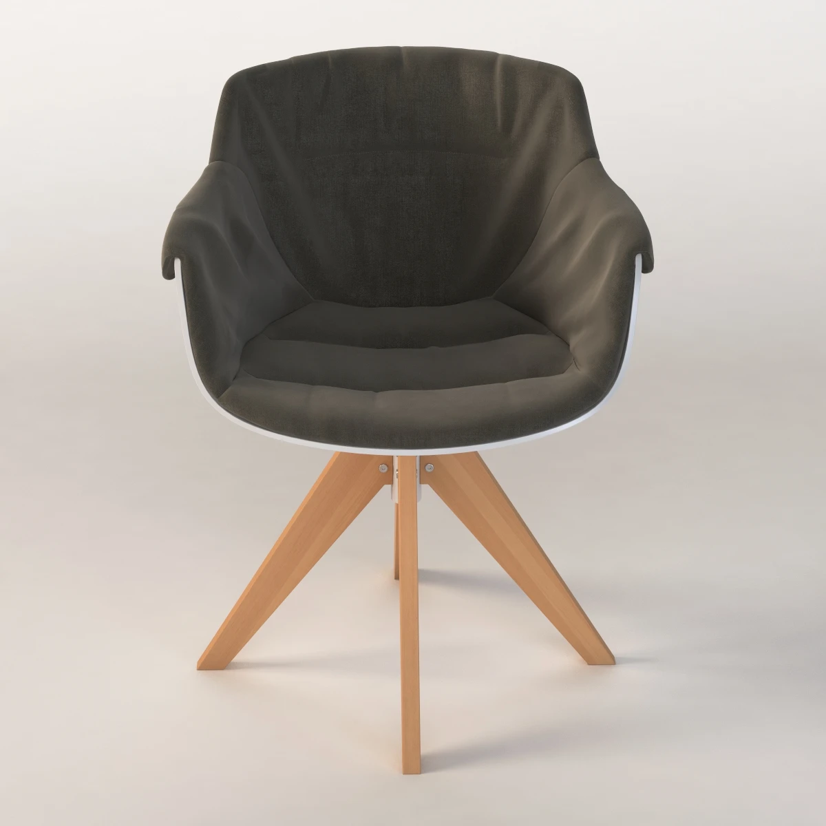 Flow Slim Xl Armchair Steel MDF Italia 3D Model_04