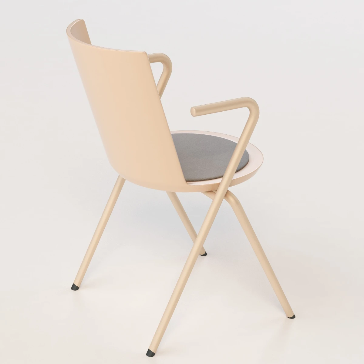 Fredericia Acme Polypropylene Armchair 3D Model_011