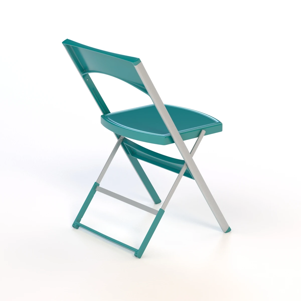 Gaber Compact Folding Aluminium Chair 3D Model_05