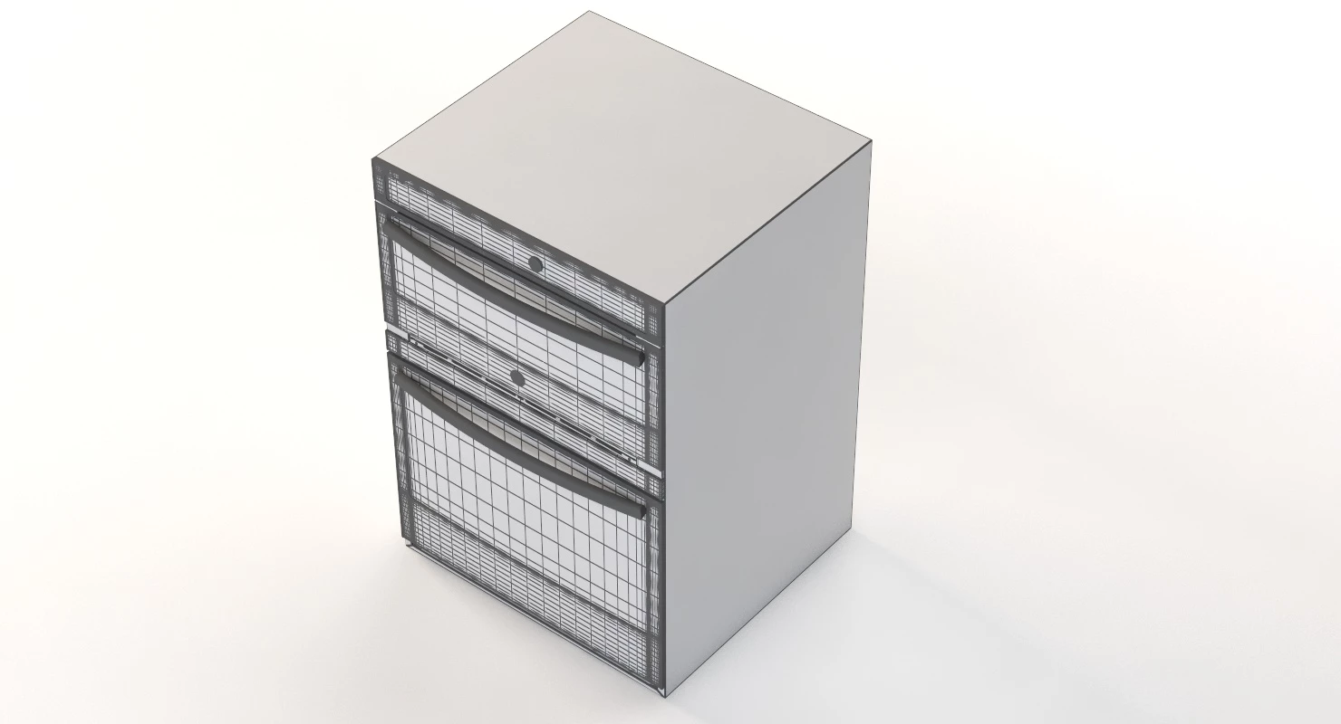 General Electric Pt9800shss 30 Convection Oven 3D Model_012