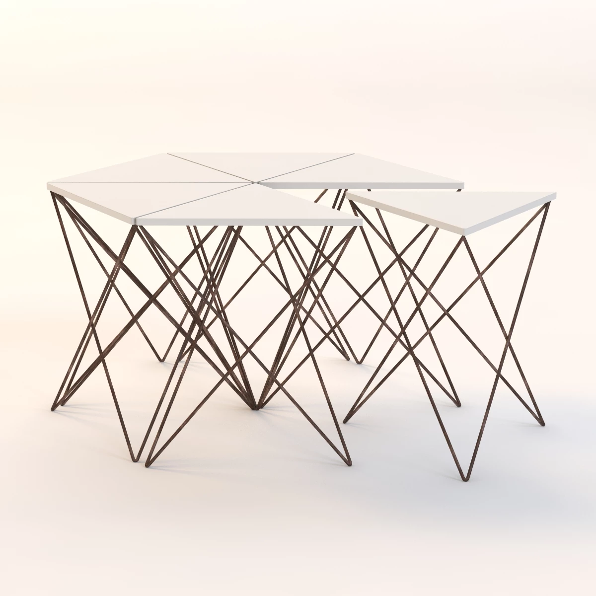 George Tri Side Table 3D Model_011