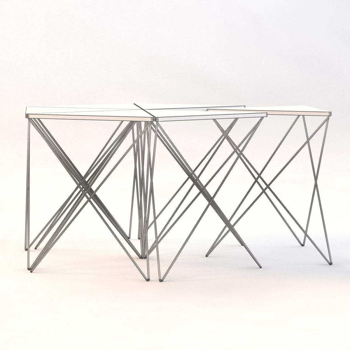 George Tri Side Table 3D Model_03