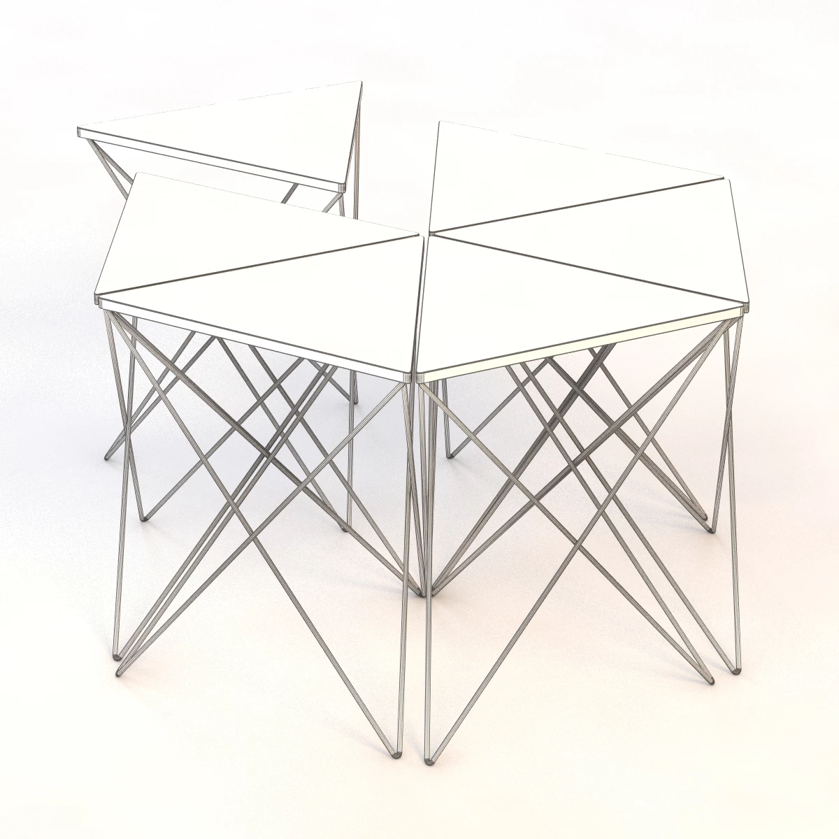 George Tri Side Table 3D Model_07