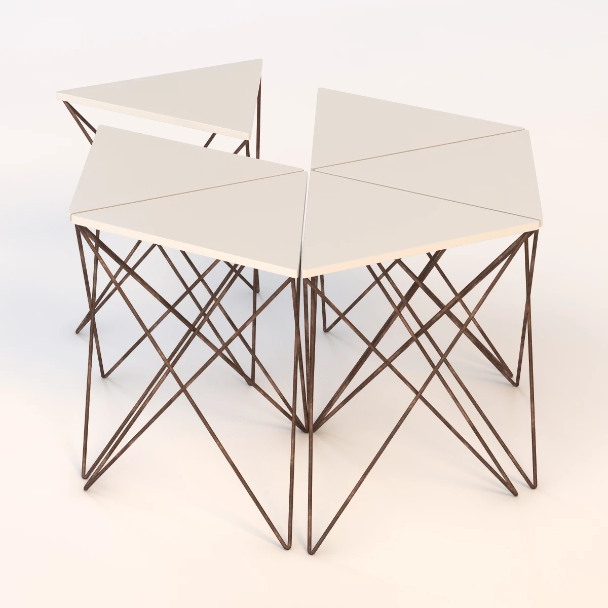 George Tri Side Table 3D Model_06