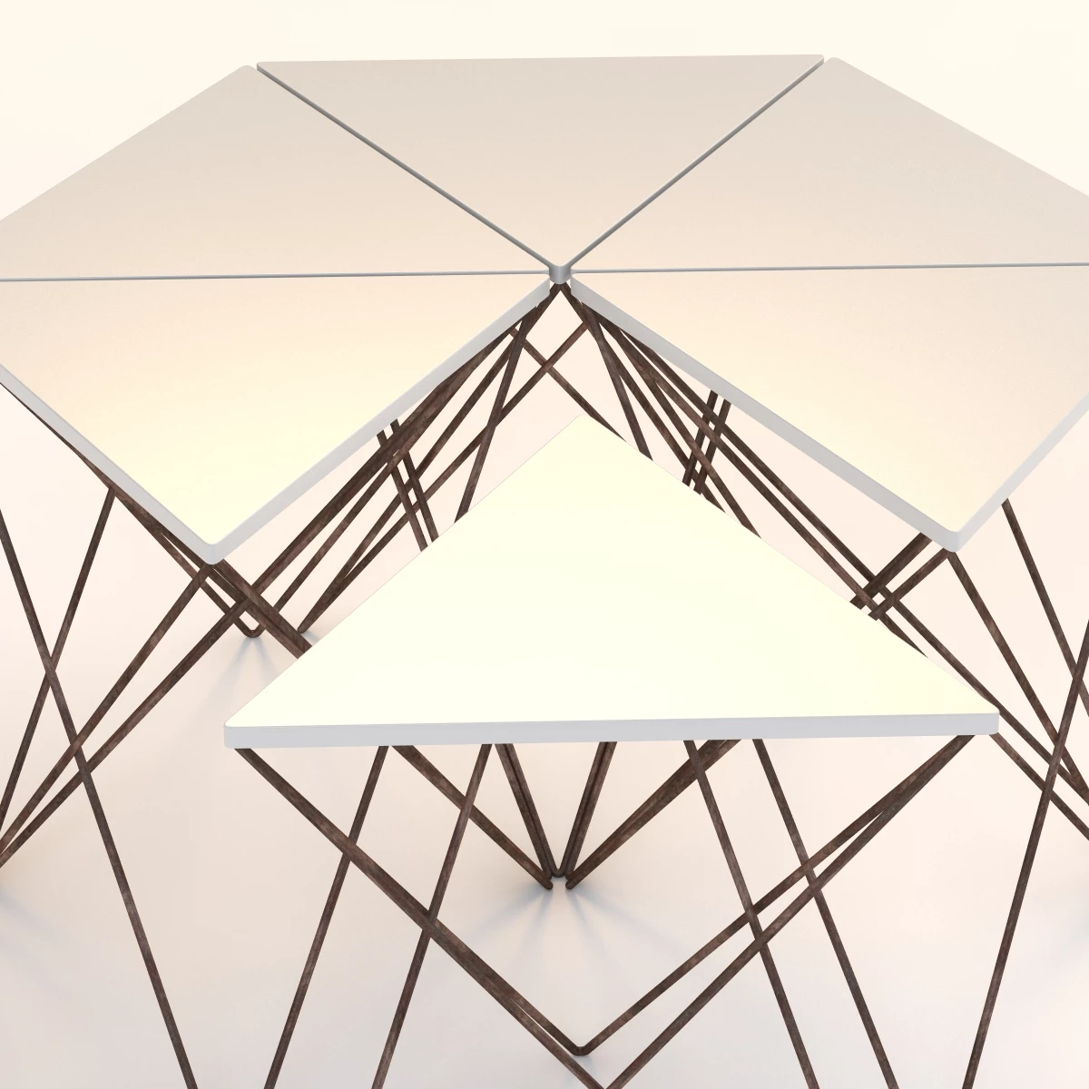 George Tri Side Table 3D Model_09