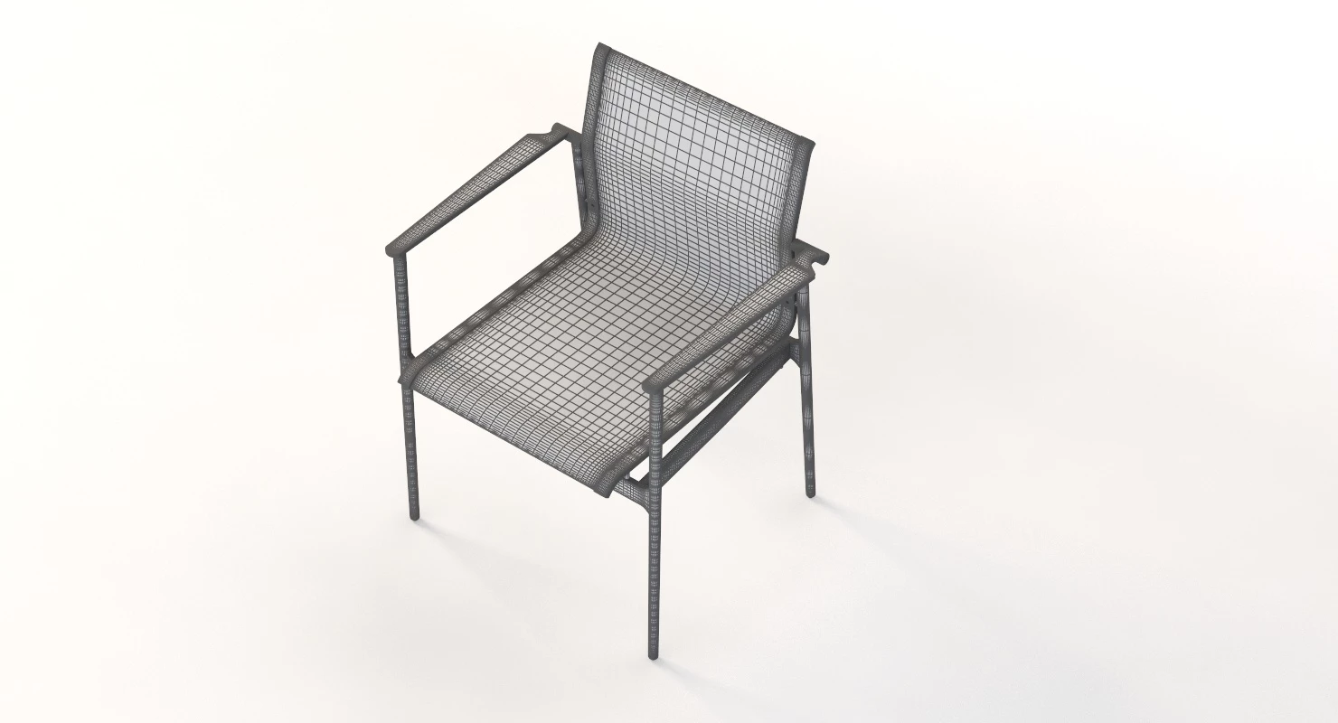 Ginger Jar Furniture Stacking Chair With Arm 3D Model_012