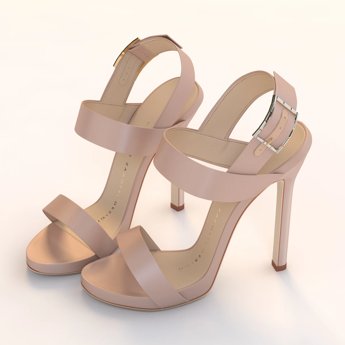Giuseppe Zanotti Sandals 3D Model_07