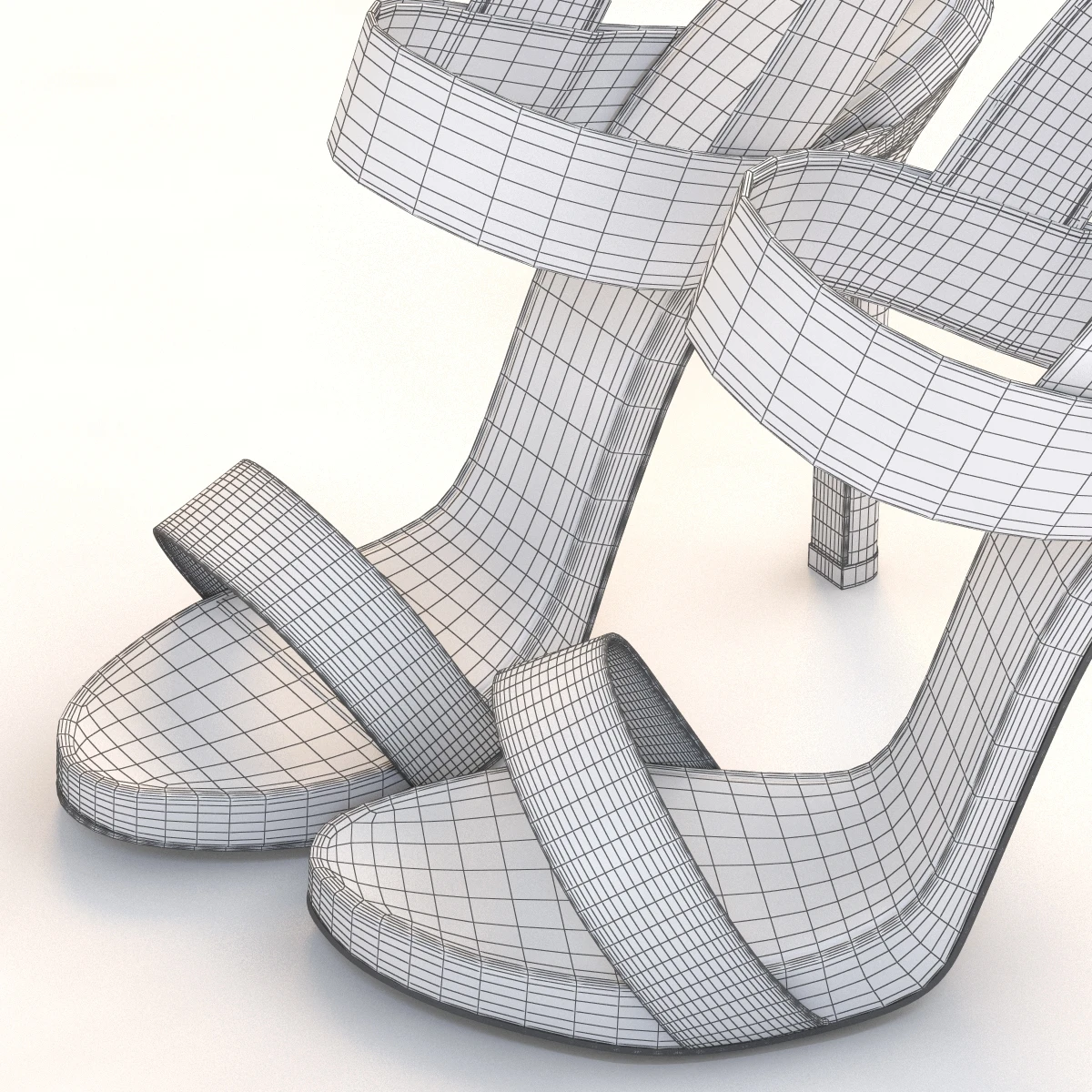 Giuseppe Zanotti Sandals 3D Model_010