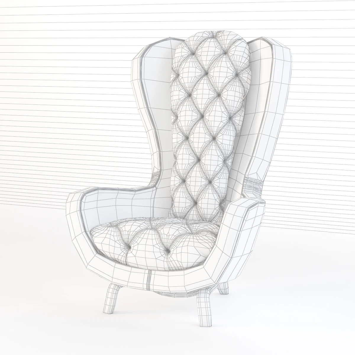 Guelfo Opinion Ciatti Bergre Chair 3D Model_07