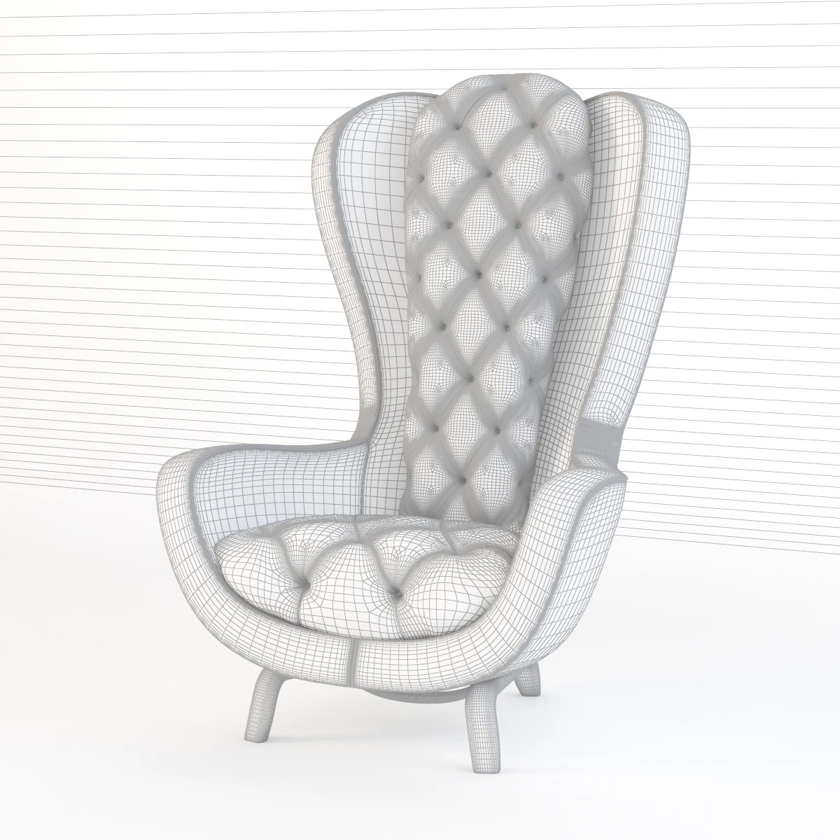 Guelfo Opinion Ciatti Bergre Chair 3D Model_06