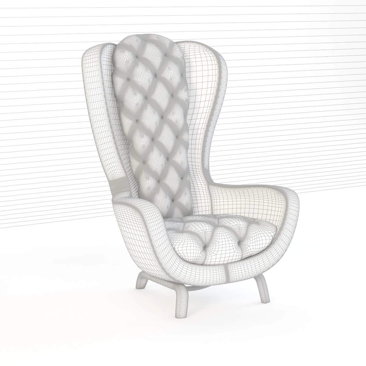Guelfo Opinion Ciatti Bergre Chair 3D Model_03