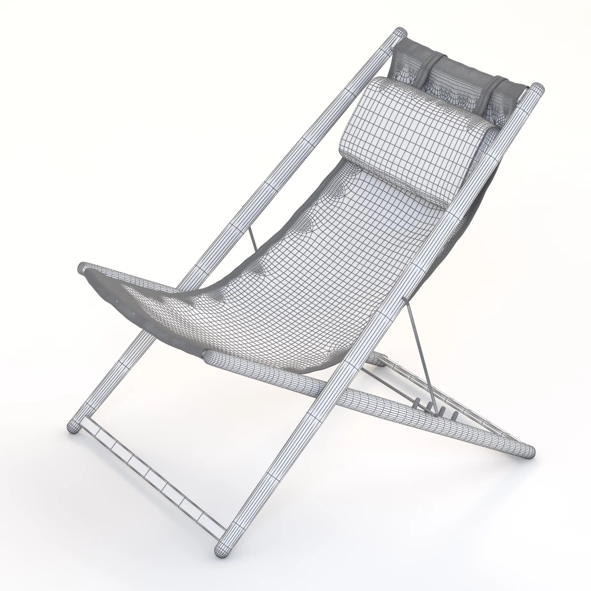 H55 sun lounge chair by Skargaarden 3D Model_08