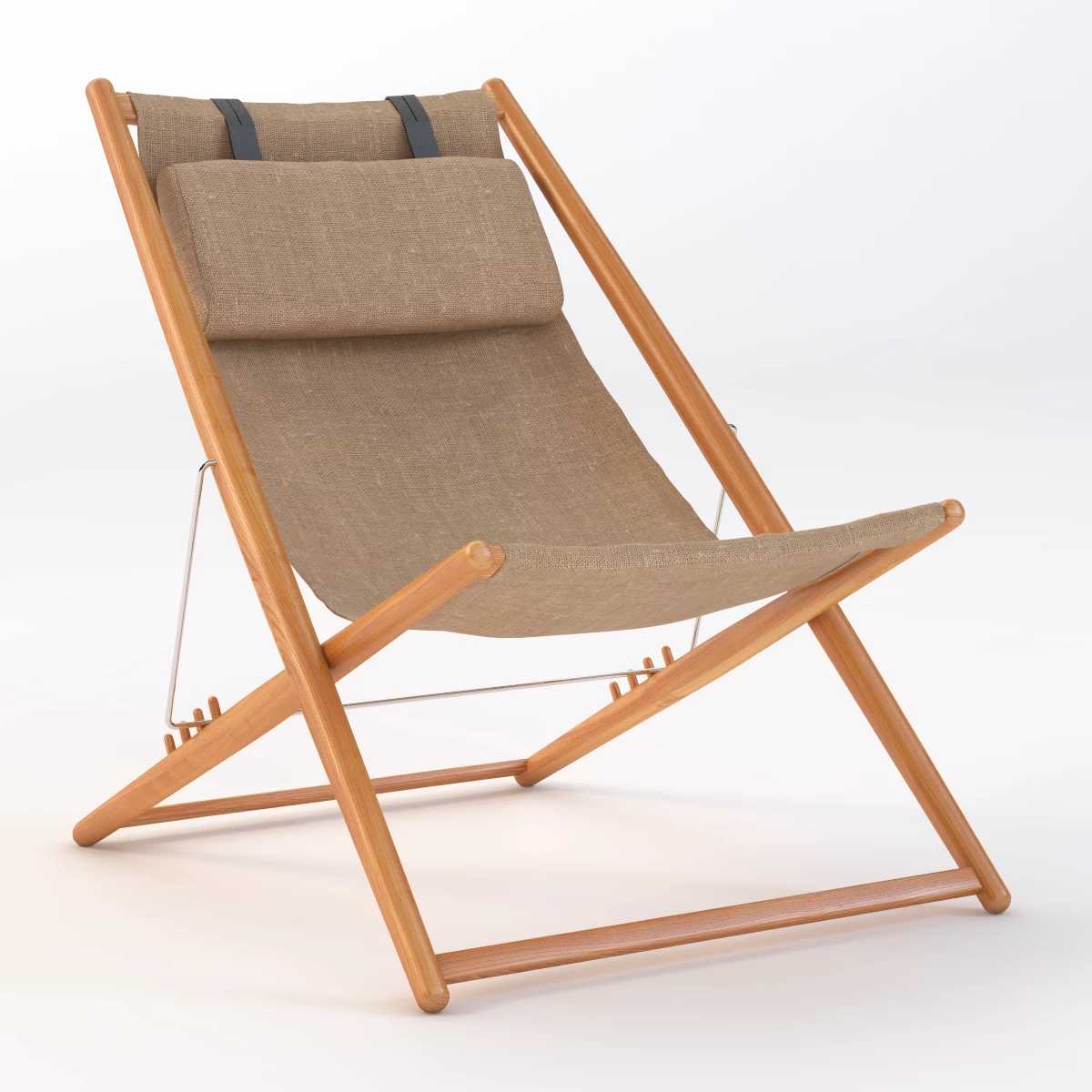 H55 sun lounge chair by Skargaarden 3D Model_01