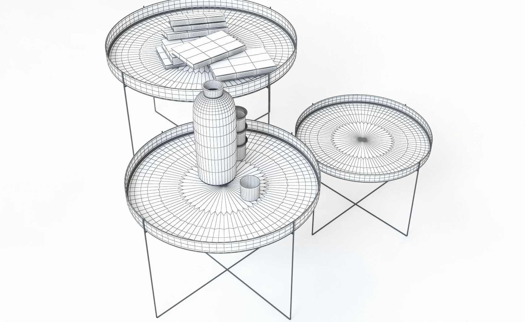 Habibi side table 3D Model_05