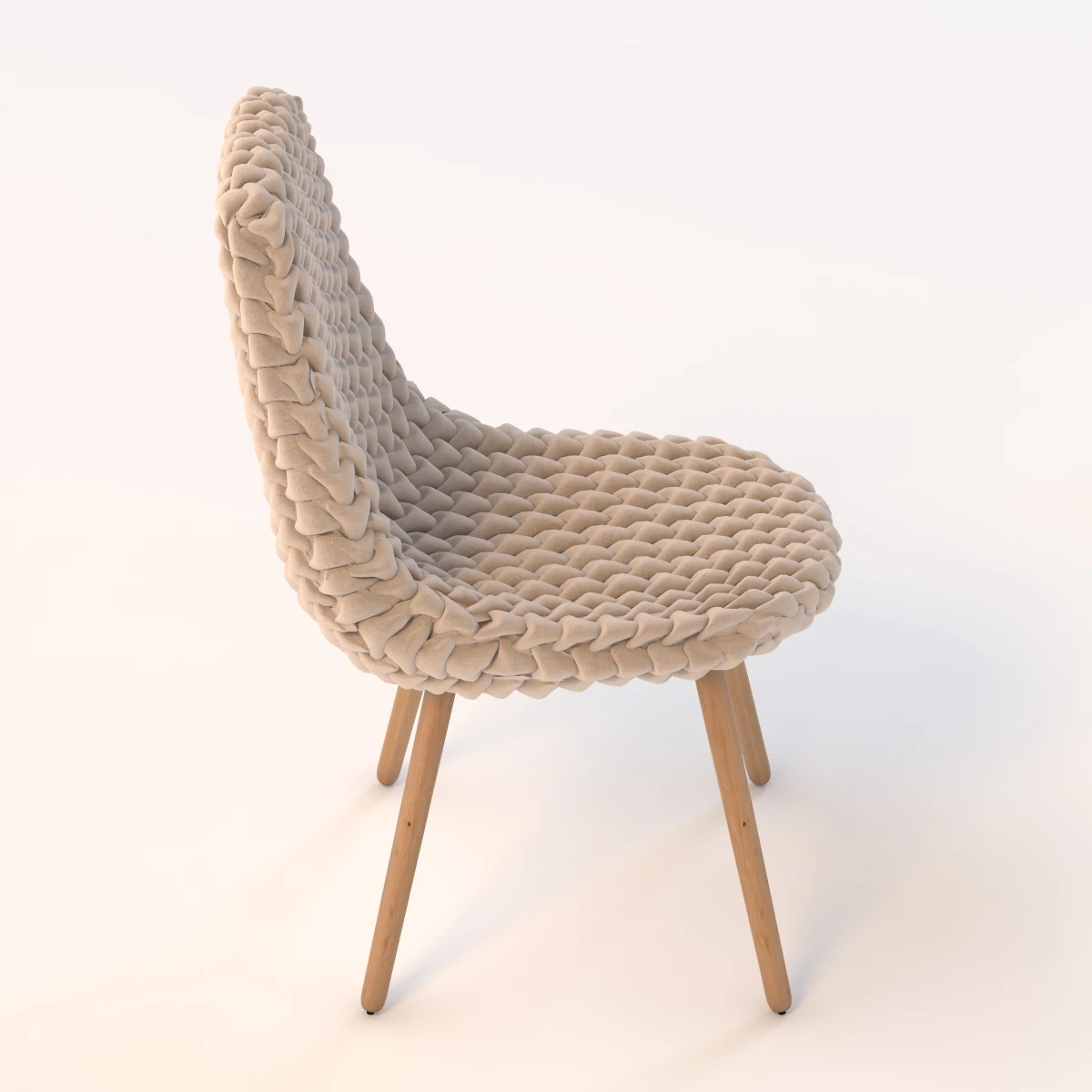 Hans Sapperlot Loden Chair 3D Model_05