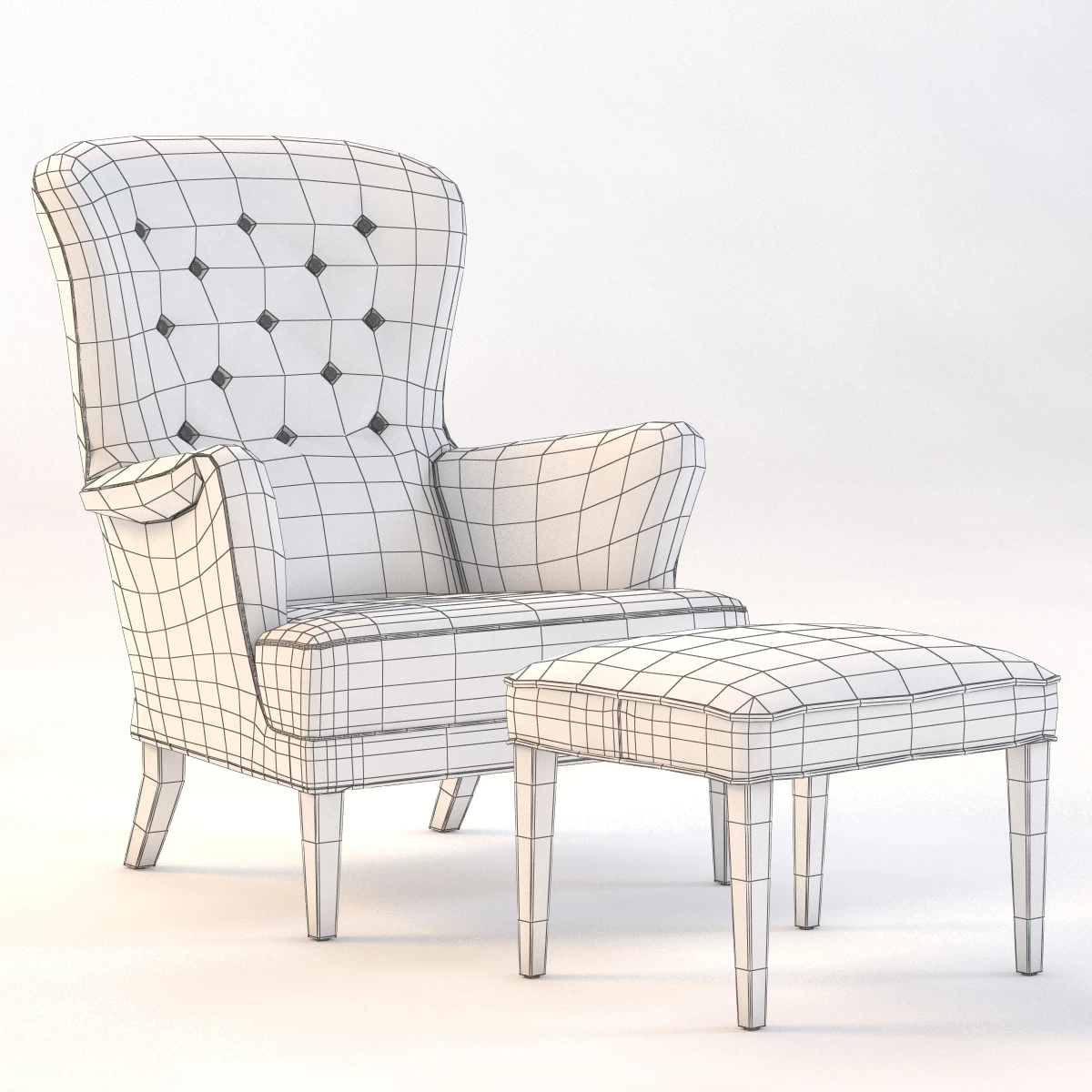 Heritage Chair 3D Model_05