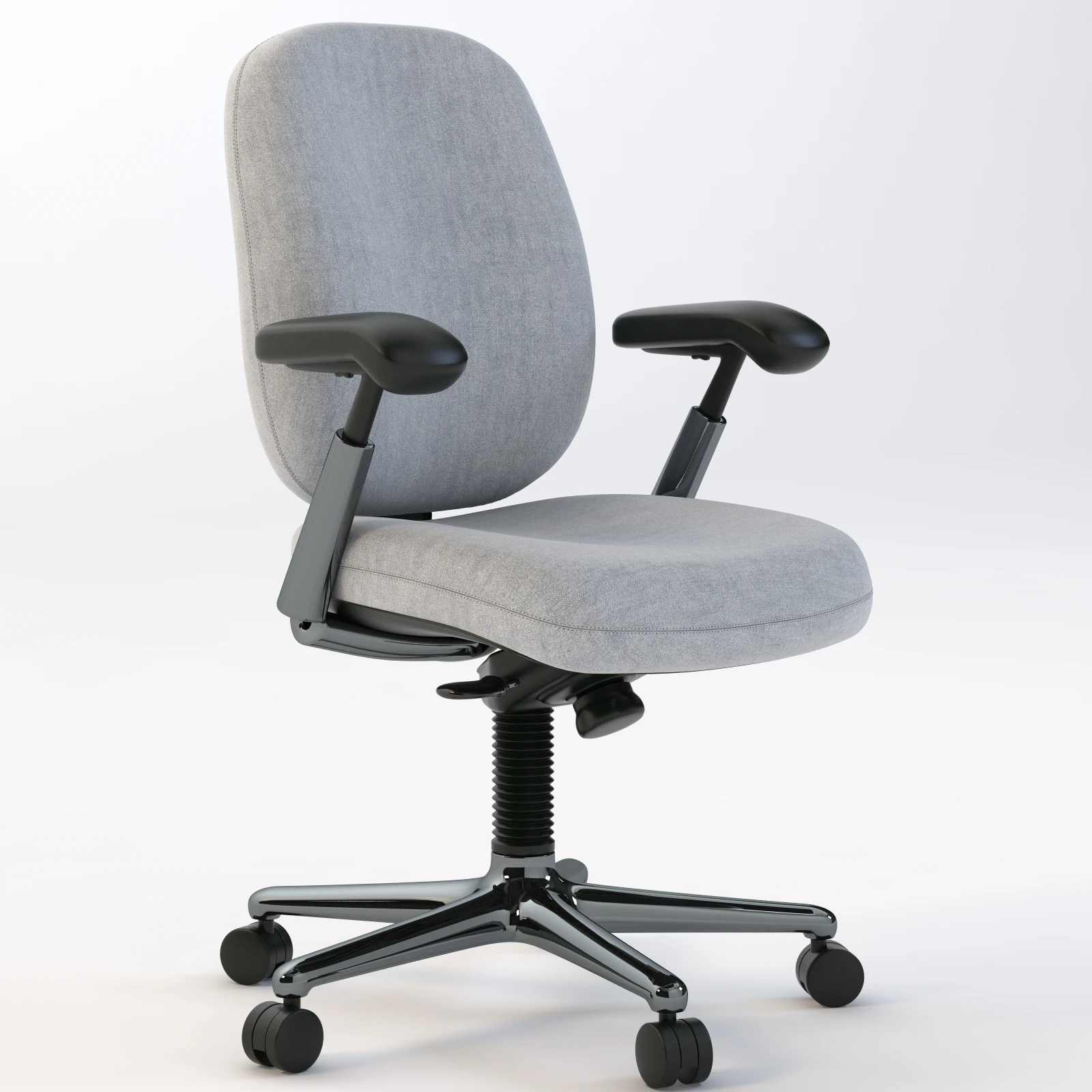 Hyper Realistic Herman miller performance office ergon 3 chair 3D Model_01