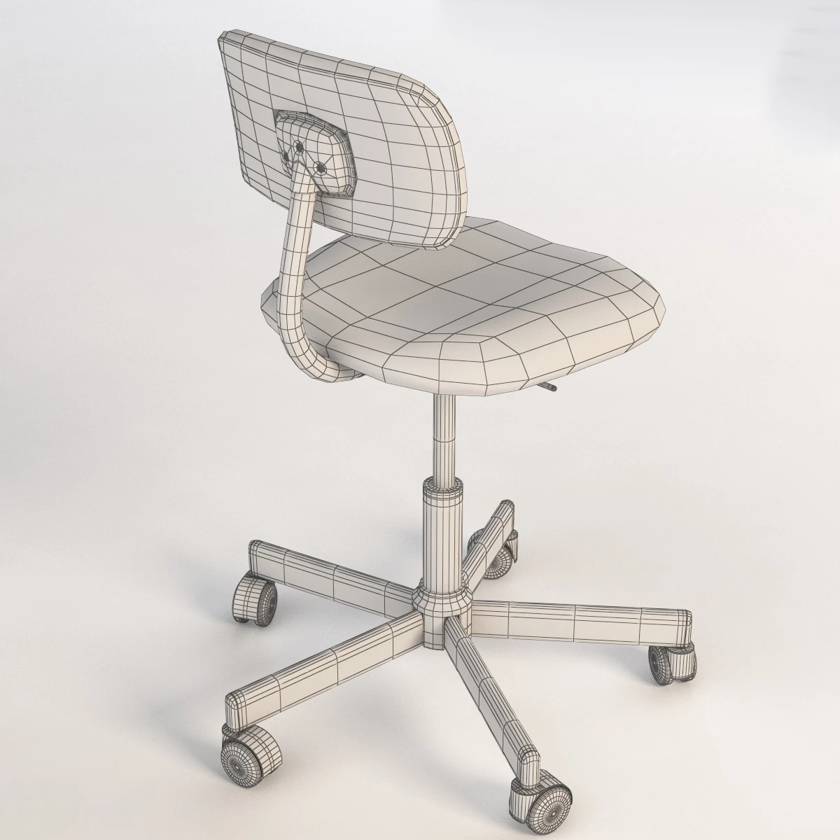 IKEA Bleckberget Swivel Chair 3D Model_015