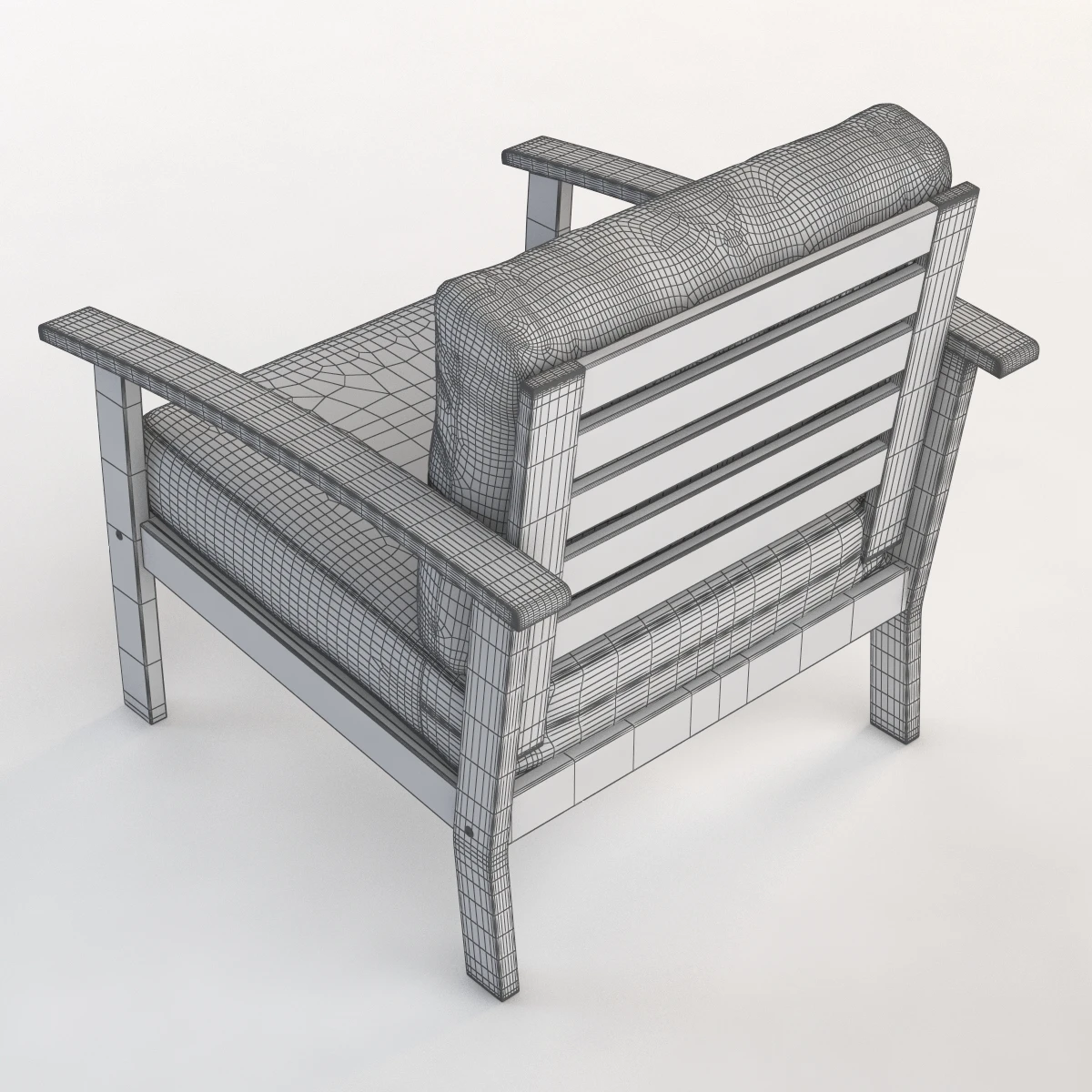 Ikea Kloven Armchair 3D Model_012