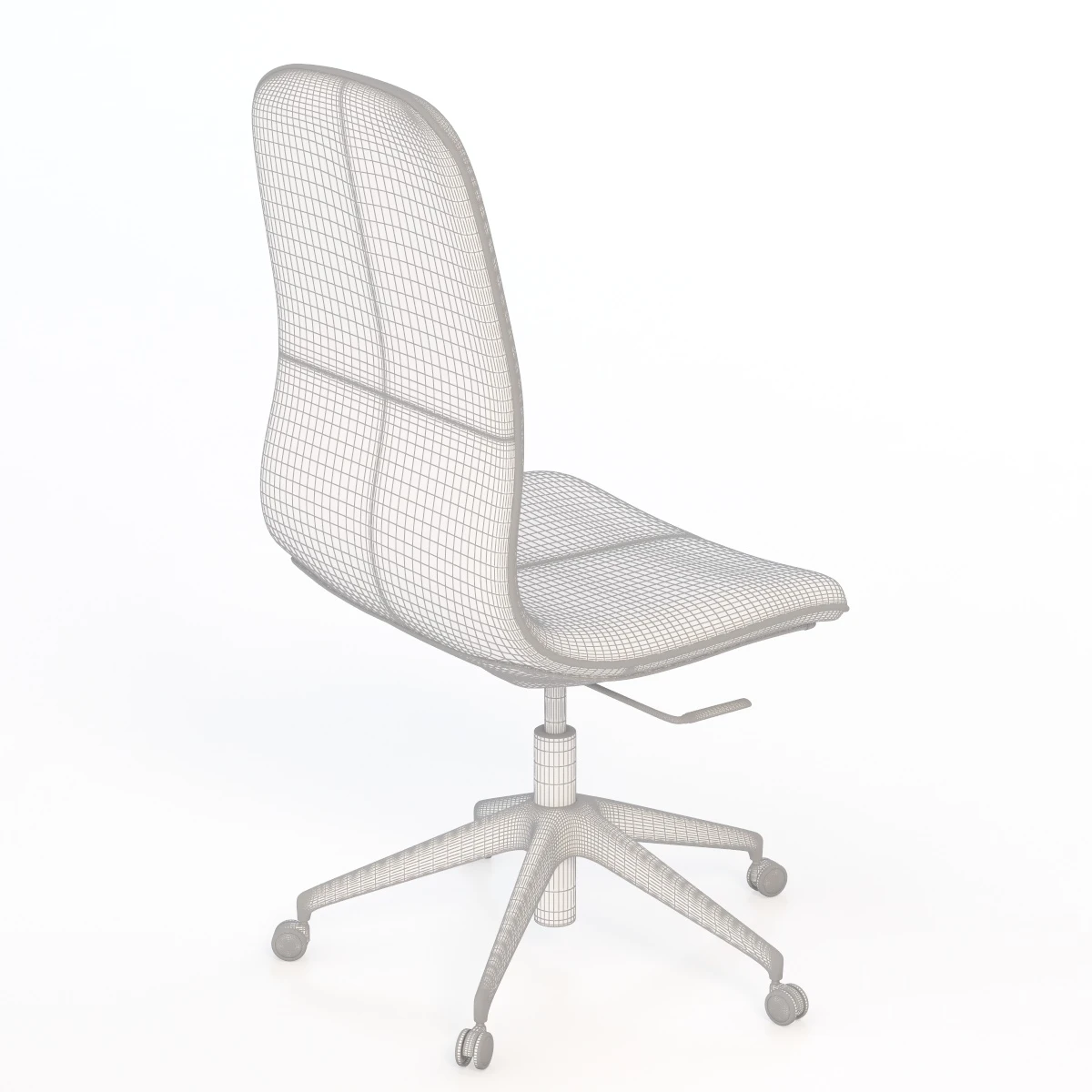 IKEA Langfjall Swivel Chair 3D Model_06