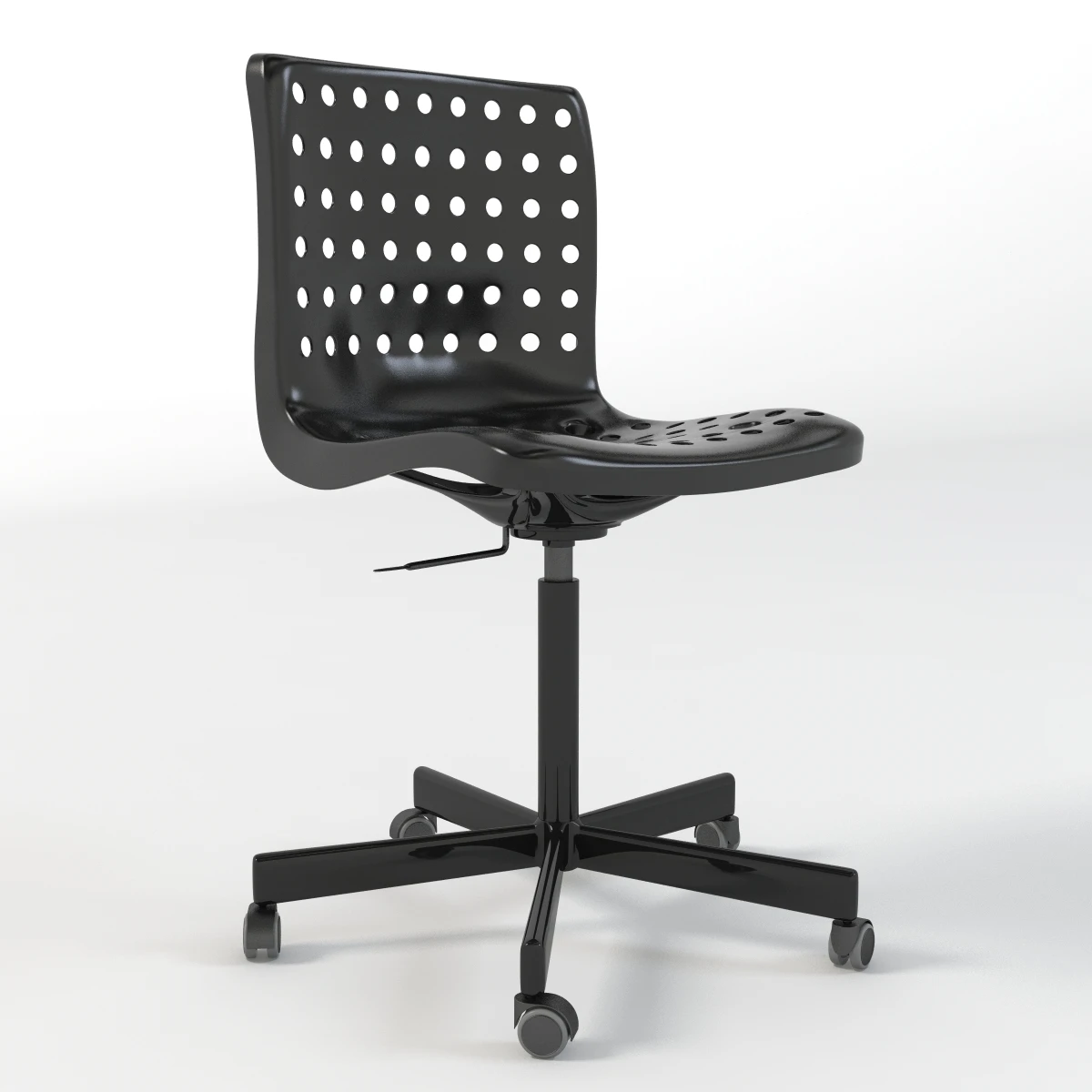 Ikea Skalberg Sporren Swivel Chair 3D Model_01