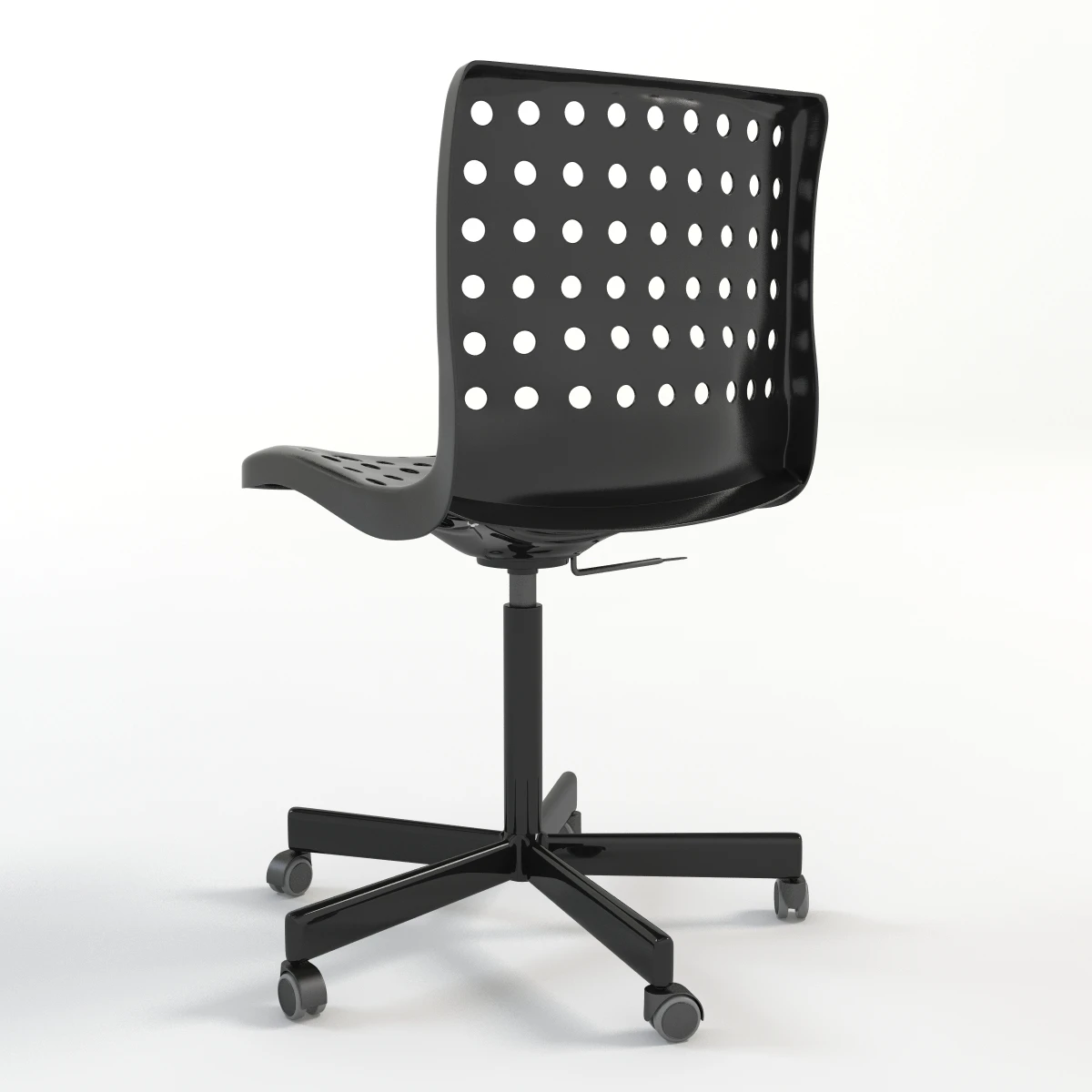 Ikea Skalberg Sporren Swivel Chair 3D Model_05