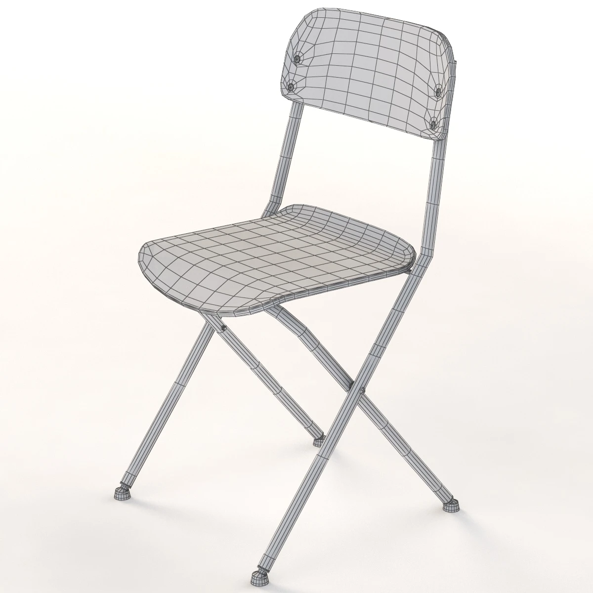IKEA VSSAD Folding chair 3D Model_014