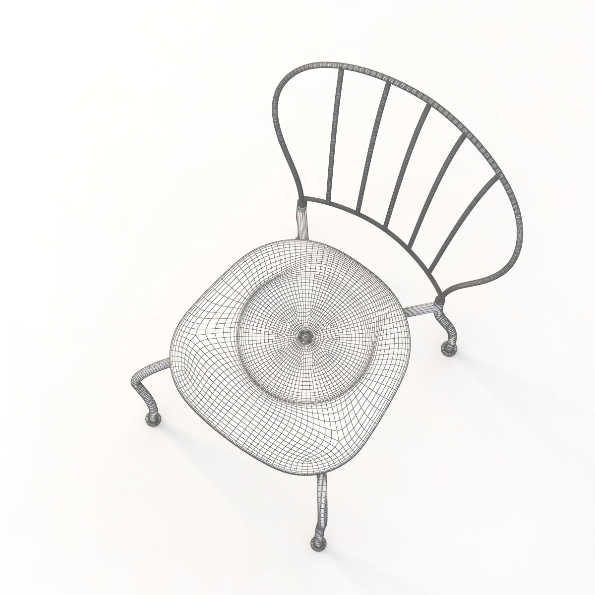 IKEA Wrought Metal Lacko Chair 3D Model_013