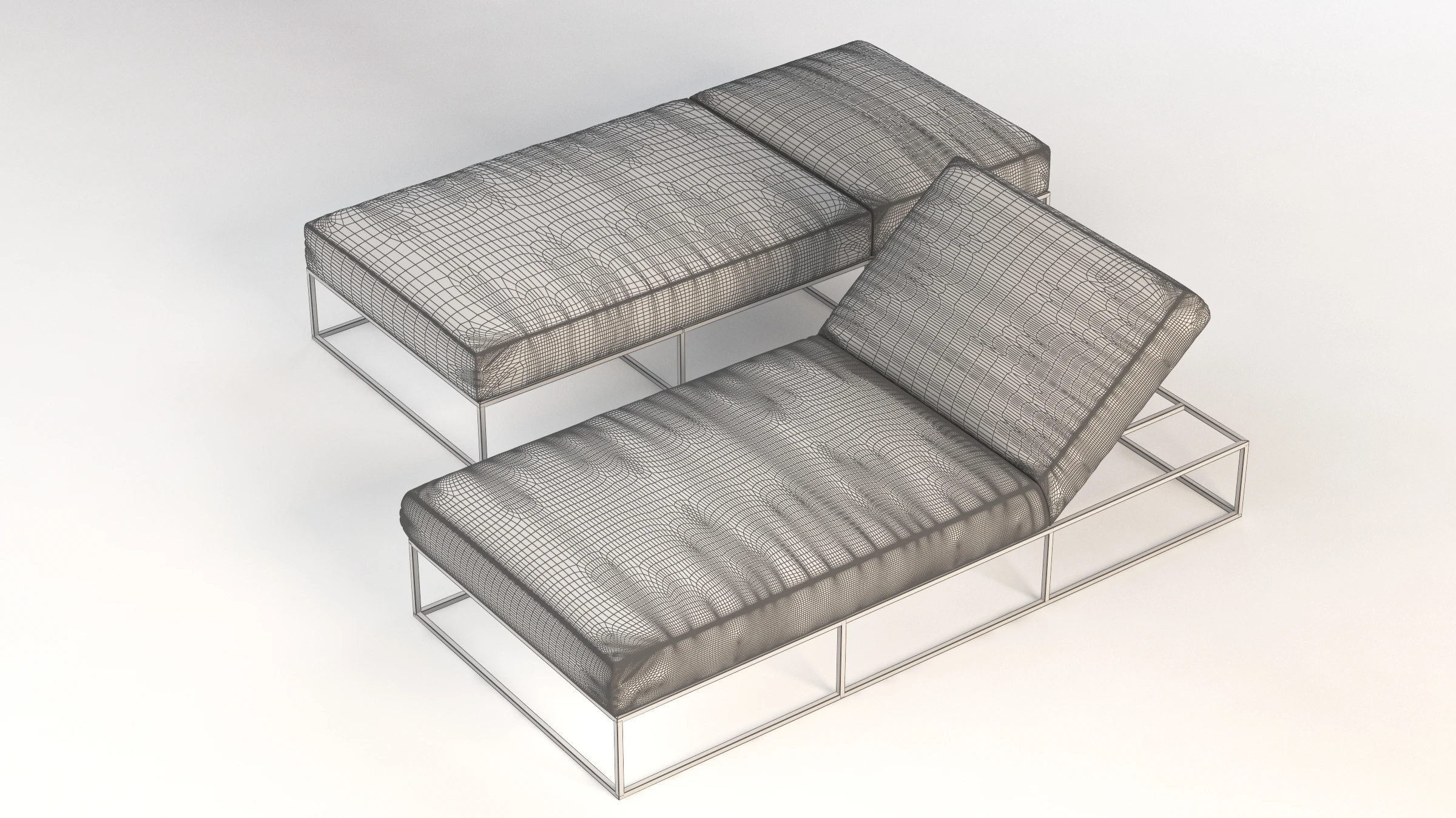 Ile Club Sun Bathe Daybed 3D Model_015