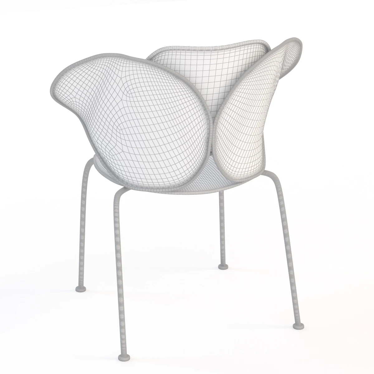 Inday Elitre Garden Chair 3D Model_011