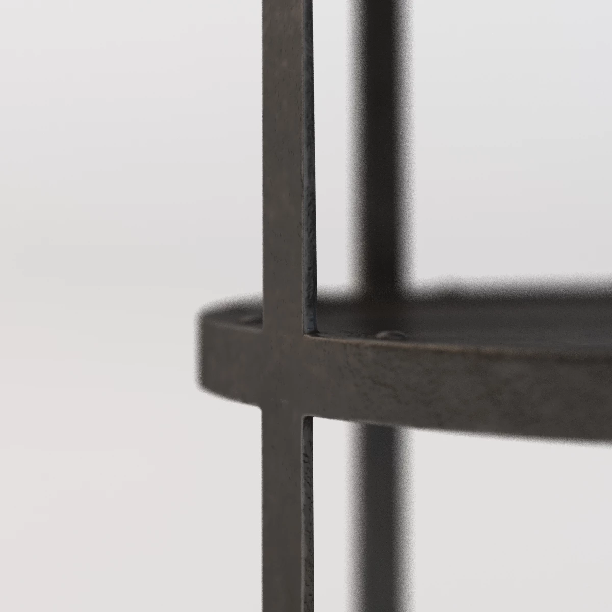 Industrial Riveted Side Table 3D Model_010