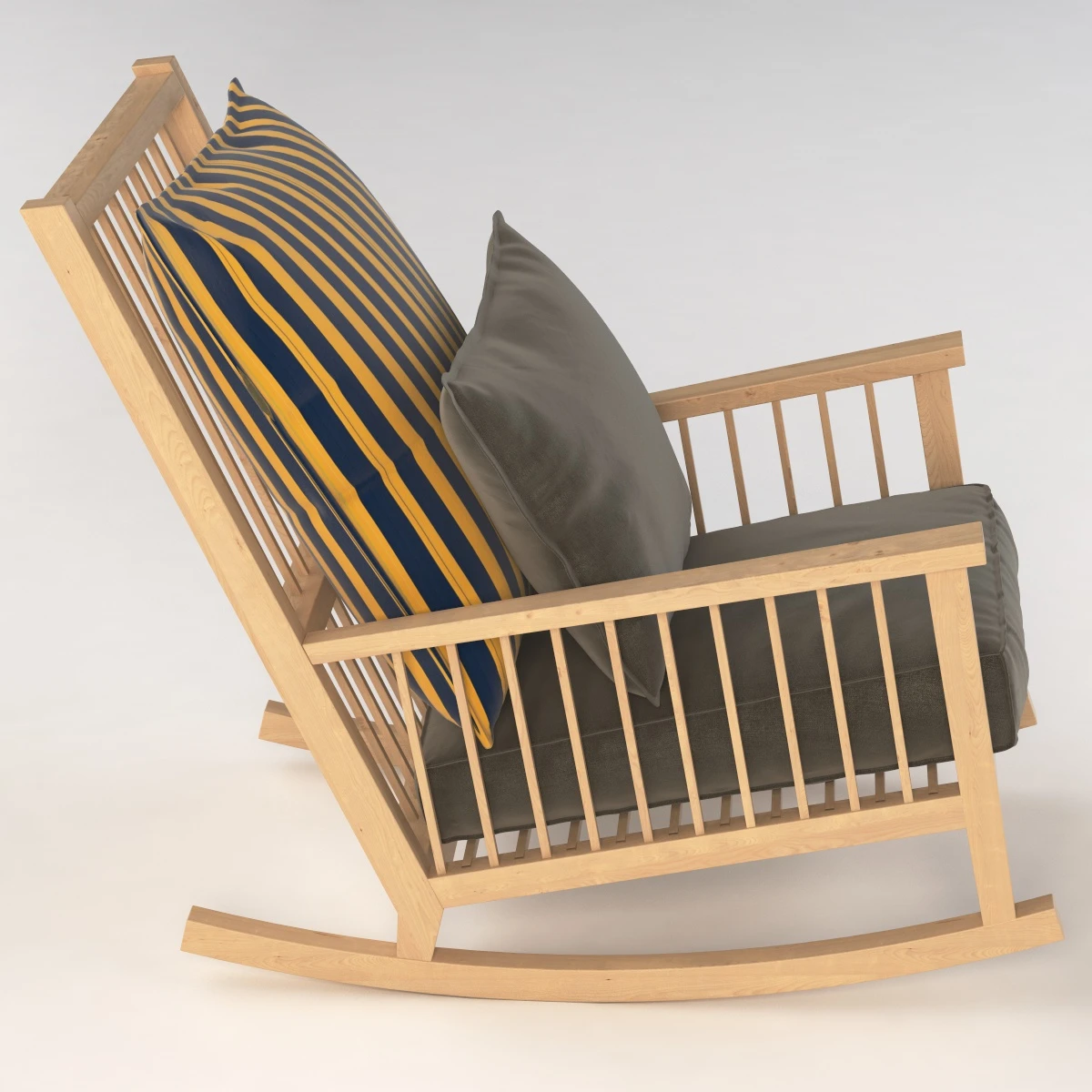 InOut 709 Gervasoni Rocking Armchair 3D Model_04