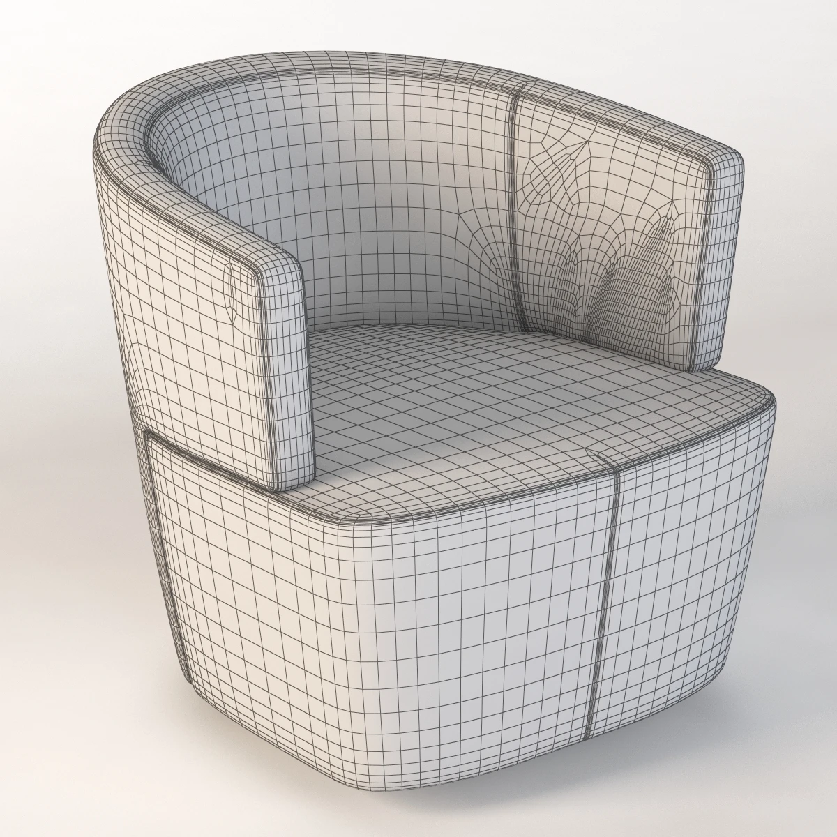 Joel Walter Knoll Armchair by Eoos 3D Model_011