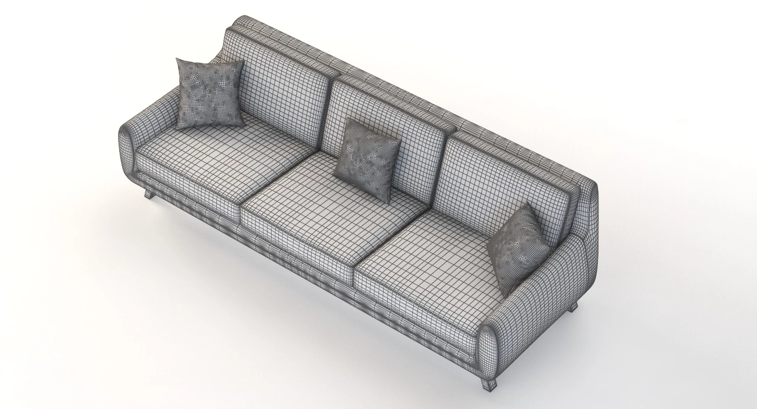 Joybird Calhoun Sectional Sofa Three Seater 3D Model_012