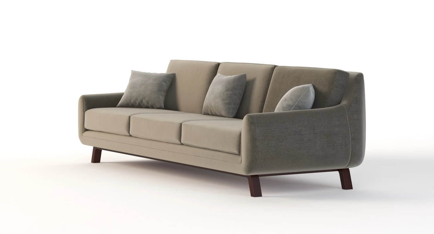 Joybird Calhoun Sectional Sofa Three Seater 3D Model_09