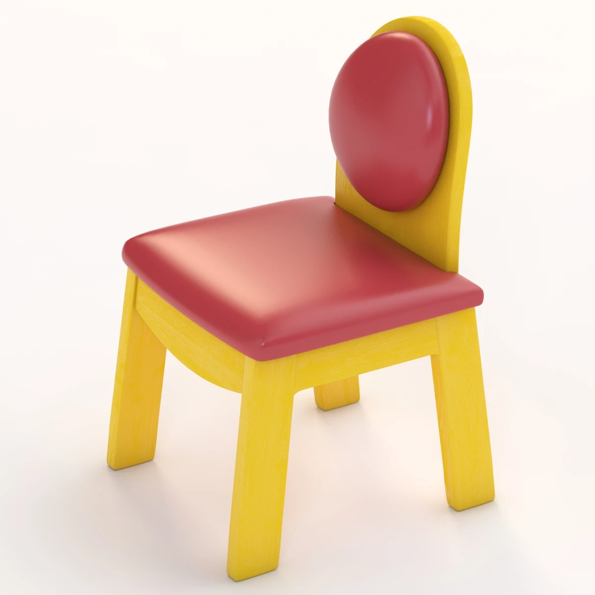Junior 200 Childrens Chair 3D Model_09