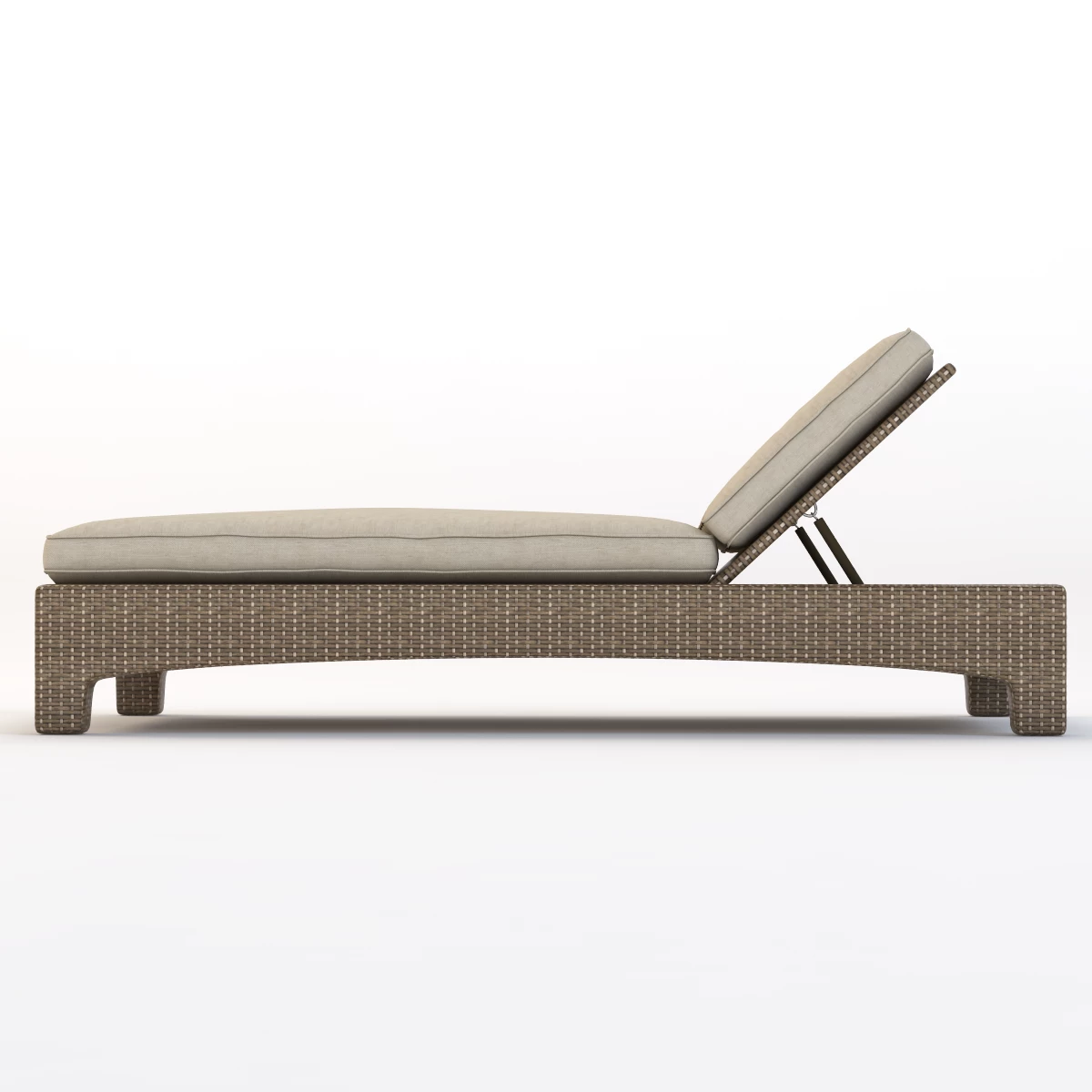 La Jolla Chaise Cushions 3D Model_012