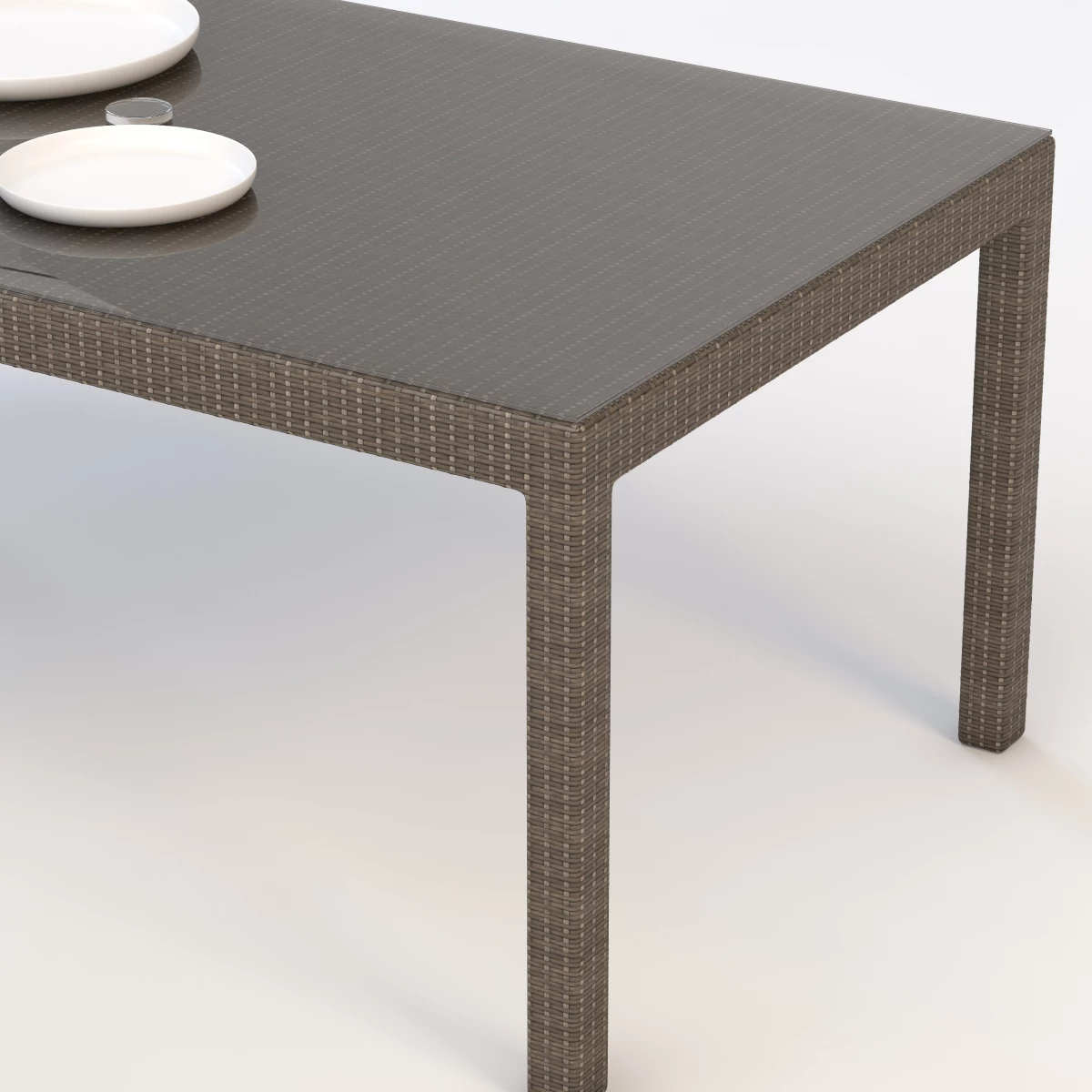La Jolla Rectangular Dining Table 3D Model_05