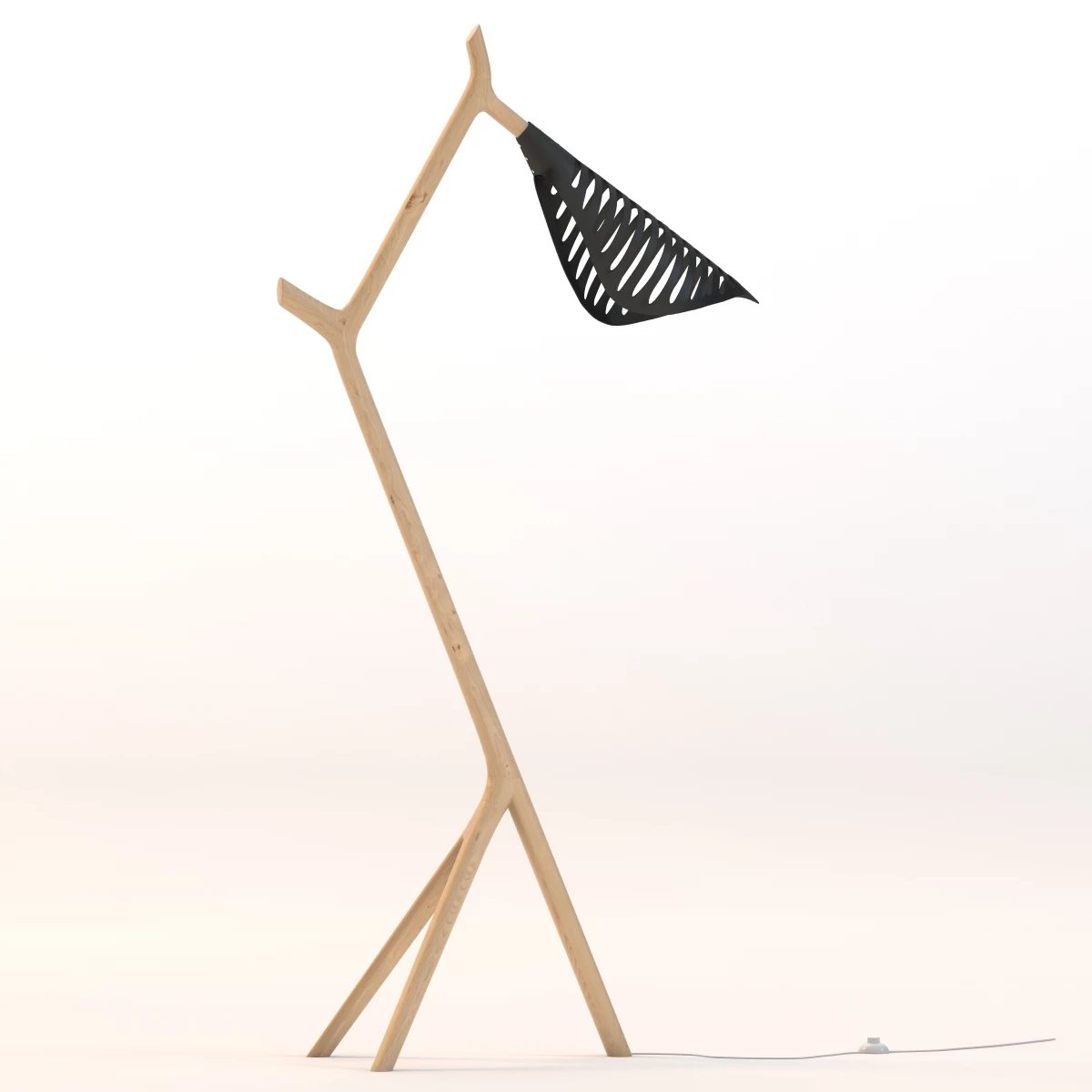 Leaf Floor Lamp 3D Model_01