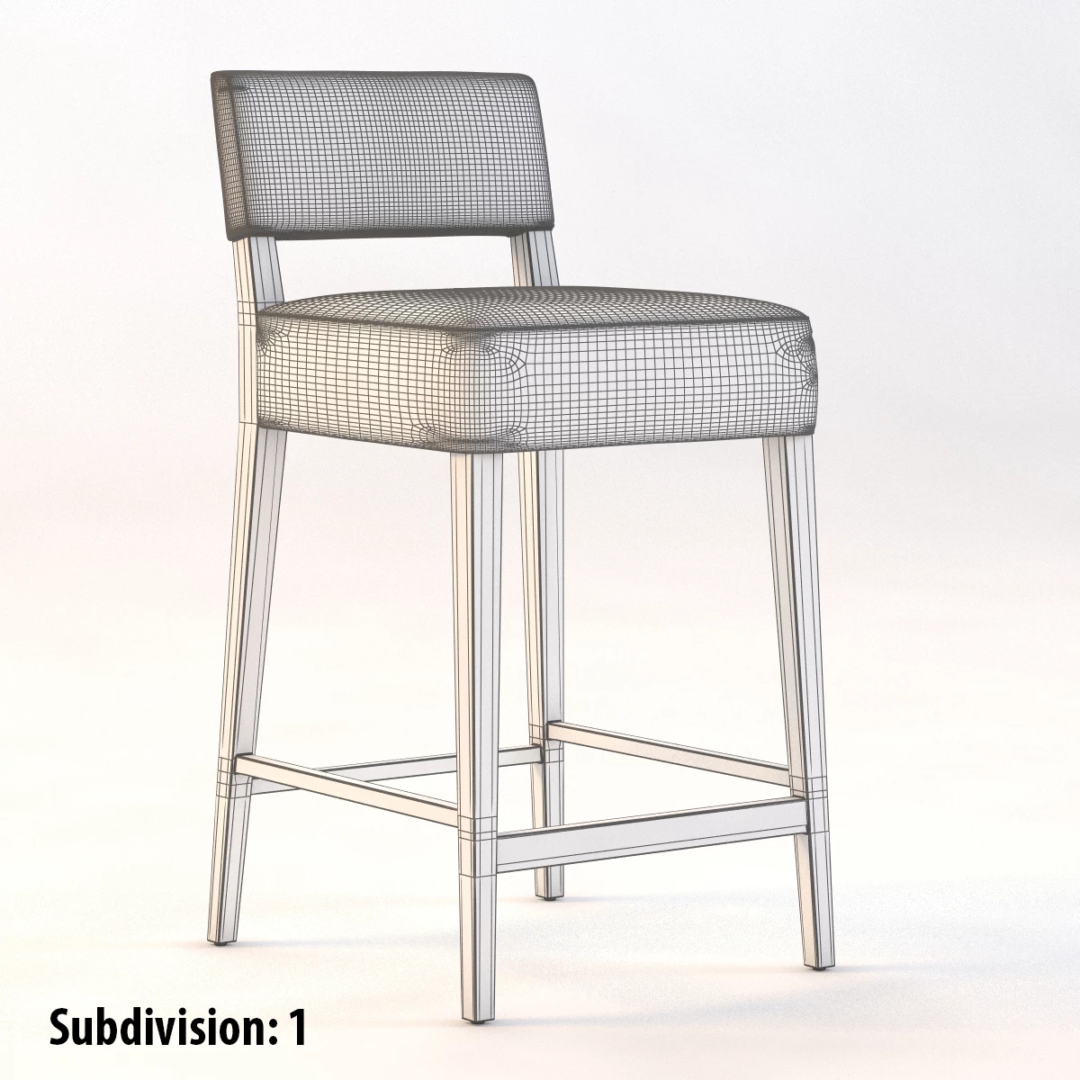 Linden Bar Stool 3D Model_04