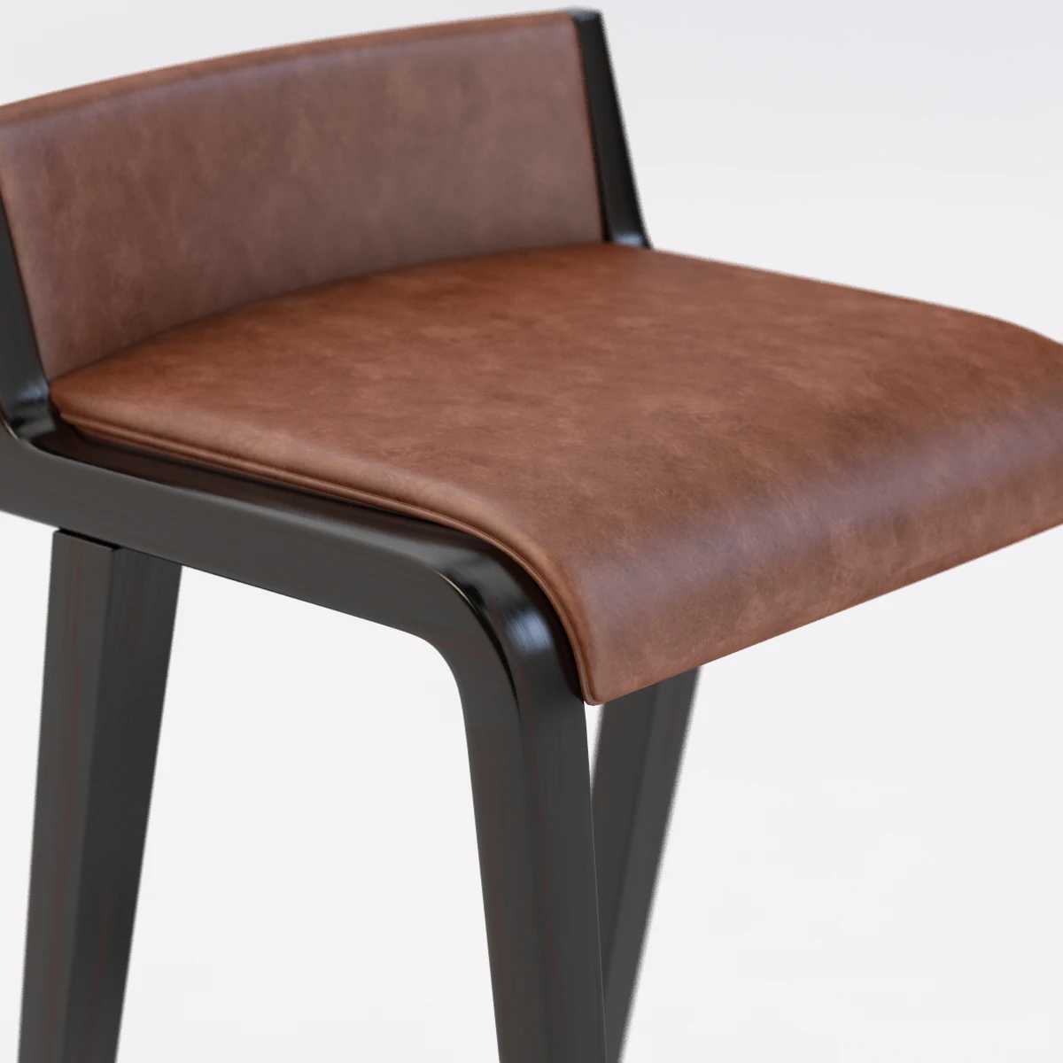 Linus Leather Stool 3D Model_07