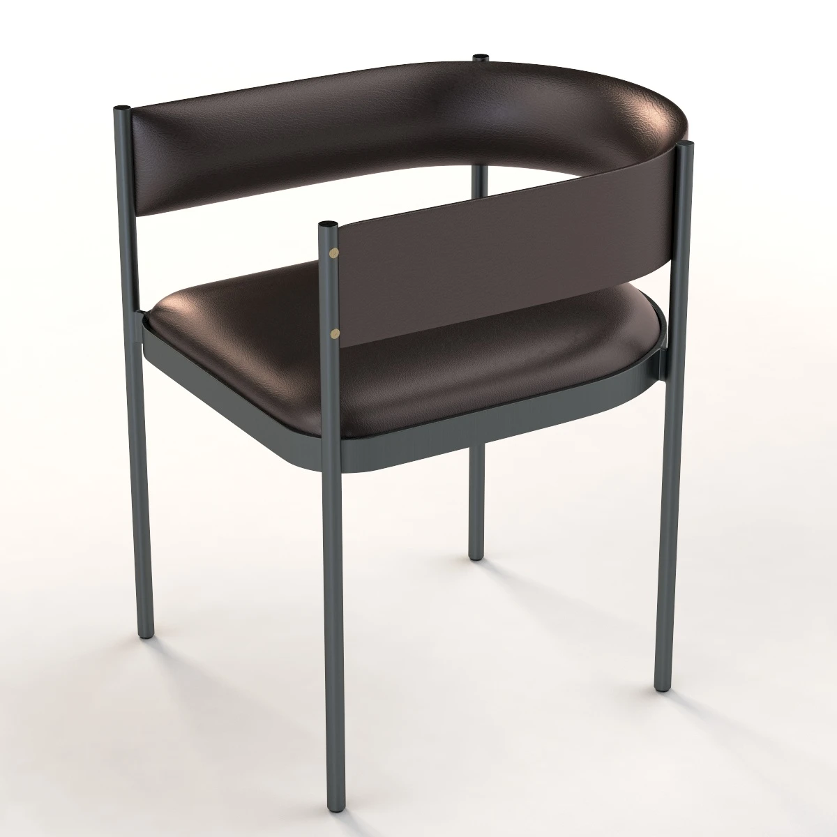 Living Divani Era Leather Armchair by David Lopez Quincoces 3D Model_08