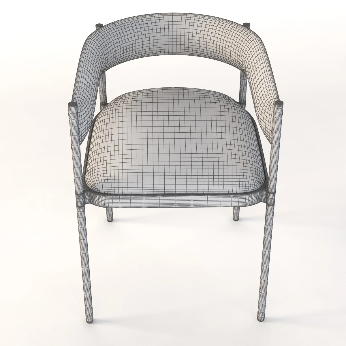 Living Divani Era Leather Armchair by David Lopez Quincoces 3D Model_013