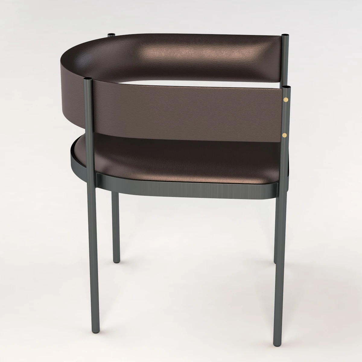 Living Divani Era Leather Armchair by David Lopez Quincoces 3D Model_04